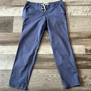 Torrid boyfriend pull on twill drawstring straight leg mid rise pant size 00R